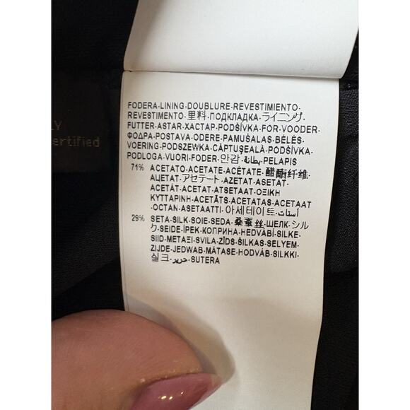 Versace strapless black tube dress size 8 silk/polyester NWT - Picture 15 of 15